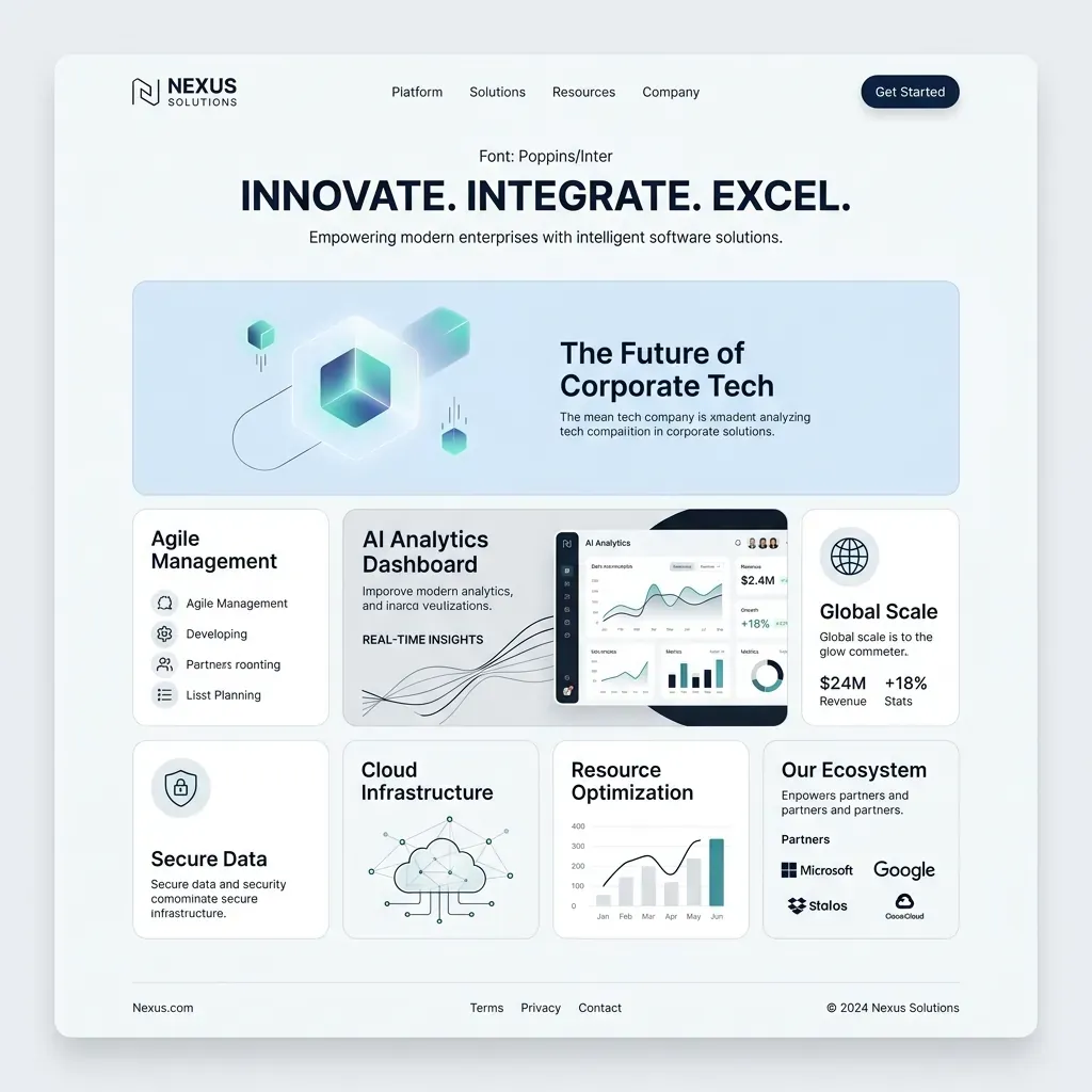 Jasa pembuatan website company profile perusahaan multinasional - Apex Corp