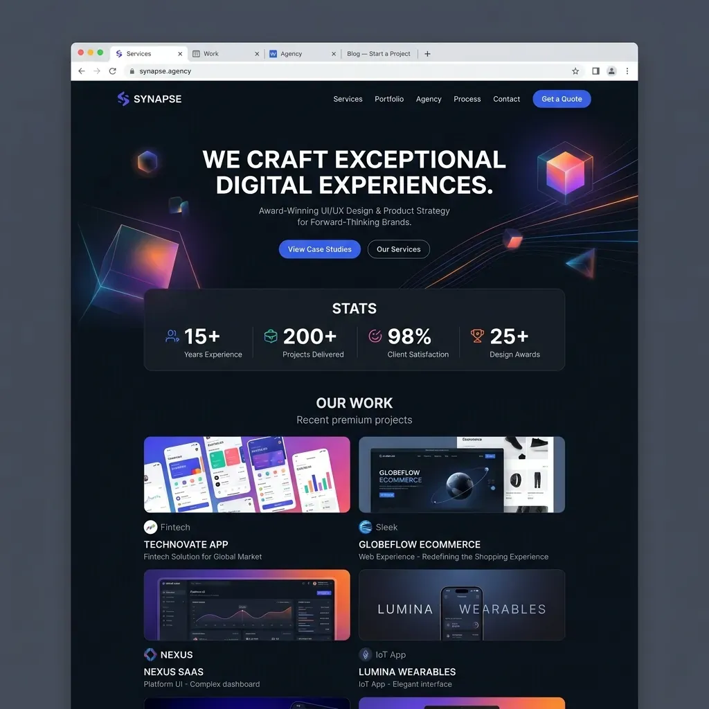 Jasa pembuatan website company profile agensi desain UI/UX - Xplored